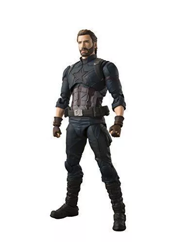 SHFiguarts Vengadores Infinity War CAPITÁN AMÉRICA Figura de acción BANDAI...