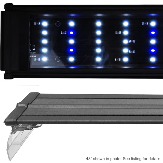 Beamswork DA Marine LED Aquarium Fish Tank Light White Blue FOWLR 24 30 36 48 72