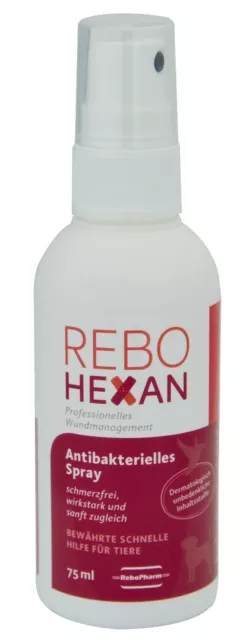 Rebohexan(Rebohexanid) Spray 75ml zur Wundreinigung und Wundpflege(119,33€/L)