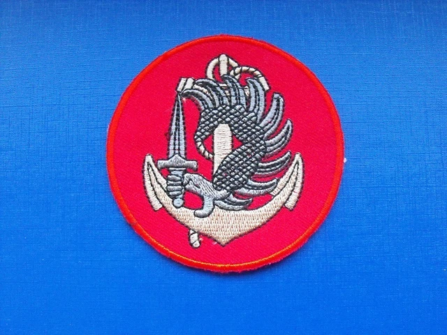 Patch Tunisie Navy Marine - Écusson Armée Tunisienne 75mm Velcro