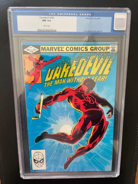 Daredevil 185 (1982) CGC 9.4 NM. Frank Miller Story & Art