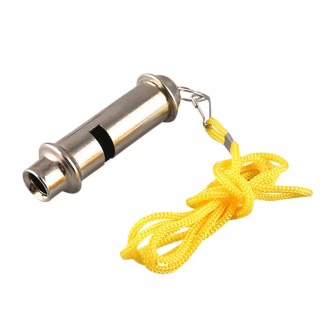2X Referee Whistle Basketball Whistle for Recall Super Loud Metal Sports Whistle
