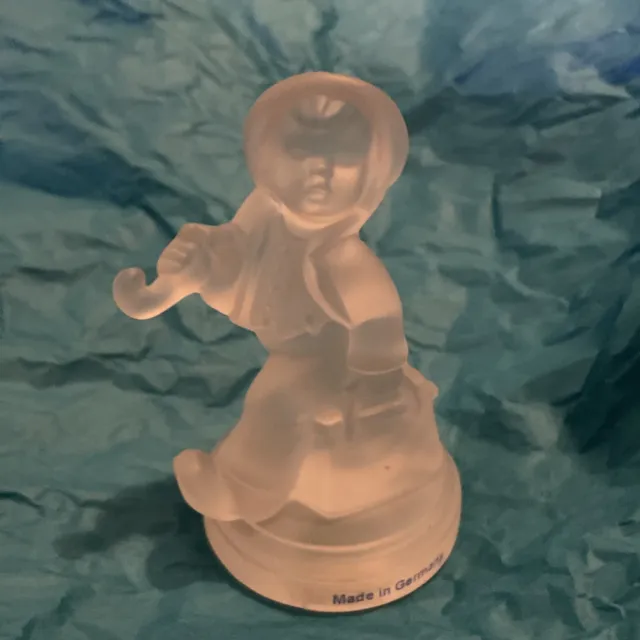 Goebel Hummel Collectors Figurine Frosted Clear Traveler