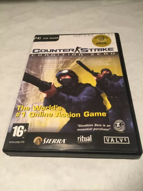 Counter Strike 1.6, Counter Strike Condition Zero, Counter Strike Source  (3 Games) PC GAME DVD