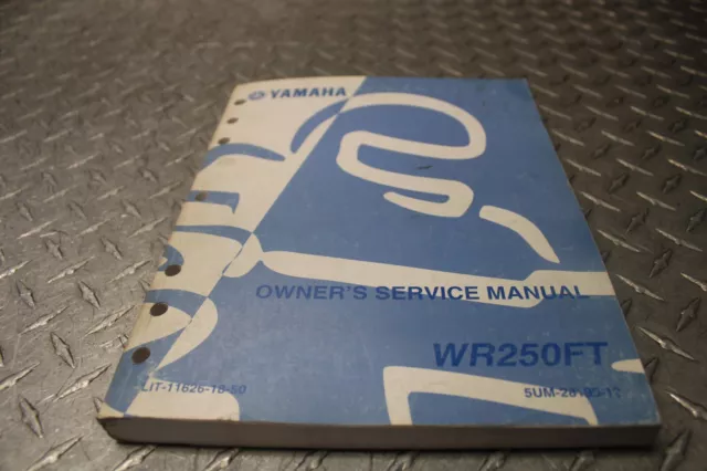 2005 05 Yamaha Wr250Ft Wr 250 Ft Service Manual Lit-11626-18-50