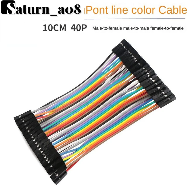 Dupont Cable Jumper Wire 40P 10cm F-M F-F M-M For Breadboard Arduino
