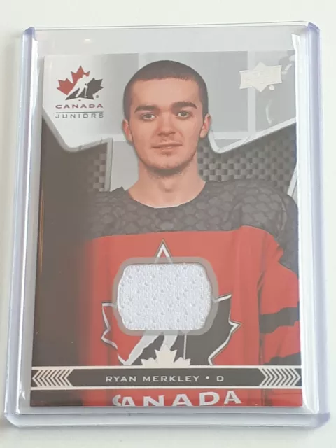 27 Ryan Merkley - Jersey - Team Canada Juniors 2018-19 - Upper Deck