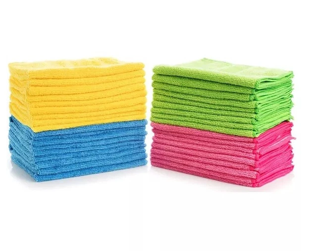 Hometex Microfiber Towels (48 pk., 4 colors)