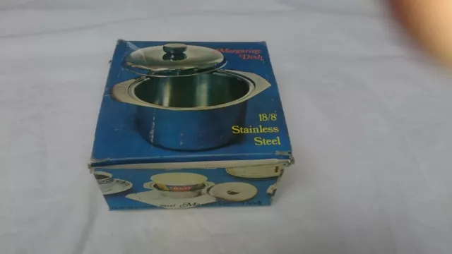 18/8 Stainless Steel Margarine Melting Dish