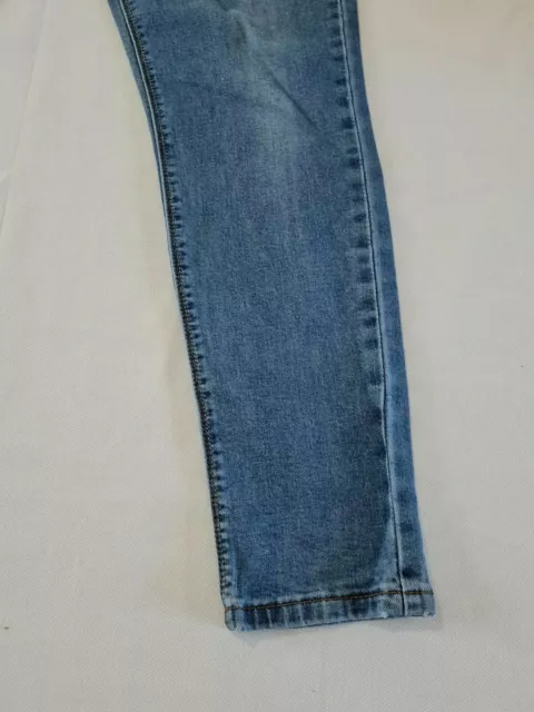 Damen Denim Umstandsjeans Boohoo Größe 10 blau Nr. 2908 2