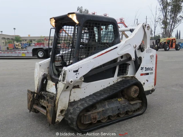2015 Bobcat T590 Skid Steer Track Loader Crawler Tractor Aux Hyd Diesel bidadoo