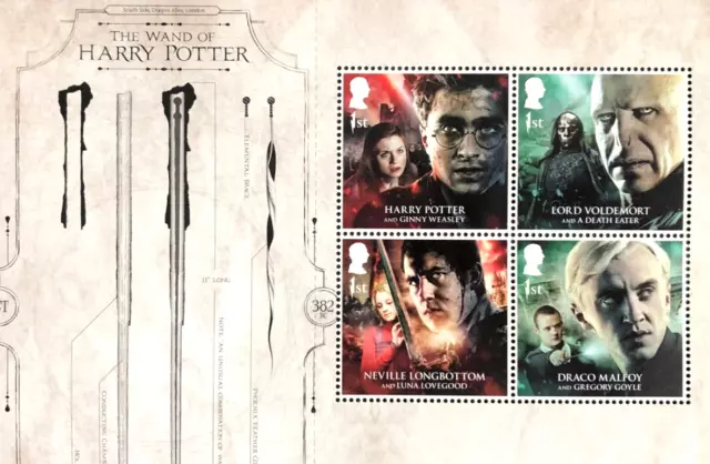 GB 2023 HARRY POTTER Prestige Stamp Booklet Pane 5 ex. DY49, MNH gummed