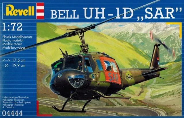 Revell 04444 - Bell UH 1D SAR - Helicopter - 1:72