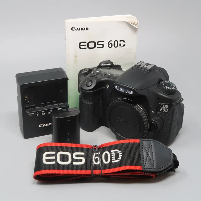 Canon EOS 60D 18.0 MP Digital SLR Camera - Black (Body Only) - 8,465 Clicks! Canon EOS 60D 18.0 MP Digital SLR Camera - Black (Body Only) - 8,465 Clicks!
