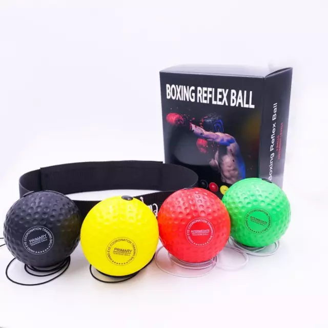 Boxing Head Band Speedball Fight Ball Training Reflex Speed Punch Exercise New