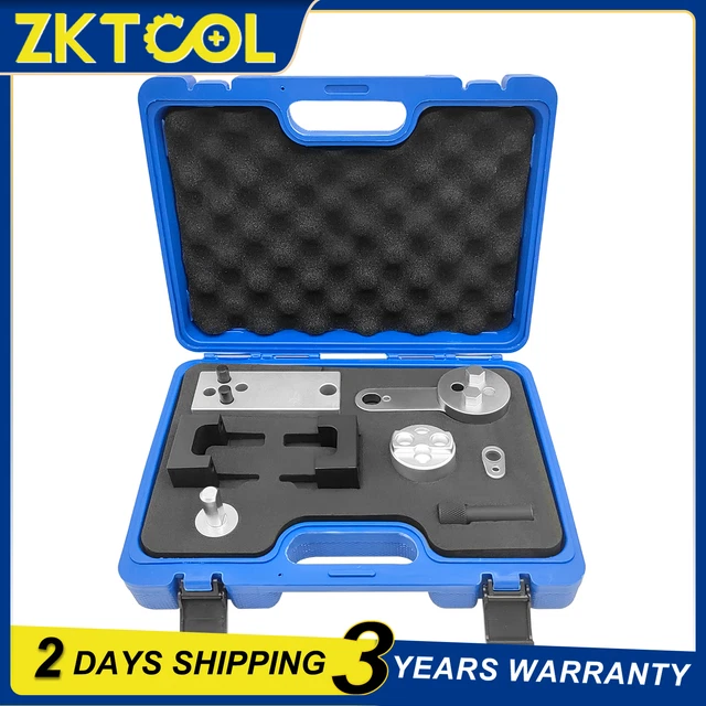 Vw Timing Tool Kit ZKTOOL Outil De Synchronisation Et De Verrouillage D'Alignement D'Arbre à Cames De Moteur Diesel Compatible Avec VW Audi A6L 2.7 Q7 3.0TDi 4.0 4.2Tdi V8 CRD A4 A5