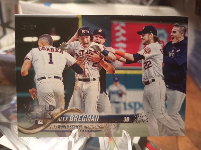 Alex Bregman 2018 Topps Base Card World Series Highlights  Houston Astros