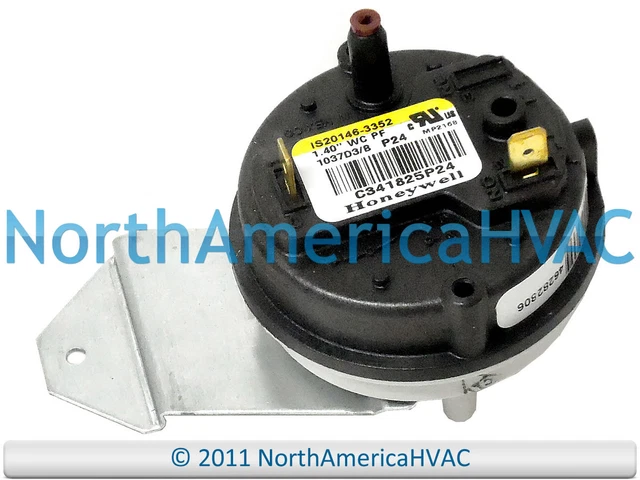 632444 Air Pressure Switch 1.74'' W/C for Nordyne Intertherm Miller Gas Furnace 632444 Air Pressure Switch 1.74'' W/C for Nordyne Intertherm Miller Gas Furnace