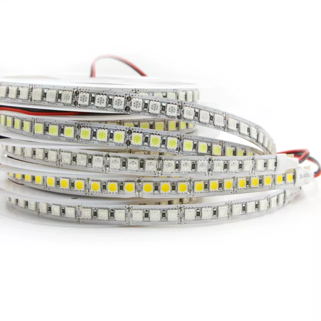 1-5m 5050 5630 DC 12V LED Strip Light 60/120led/m RGB White Flexible Ribbon tape