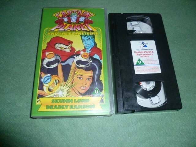 CAPTAIN PLANET AND The Planeteers 2 - Skumm Lord / Deadly Ransom (VHS ...