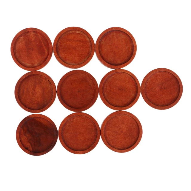 10x Rund Charms Anhänger Rohlinge Fassungen DIY Zubehör für Hause Schmuck 2