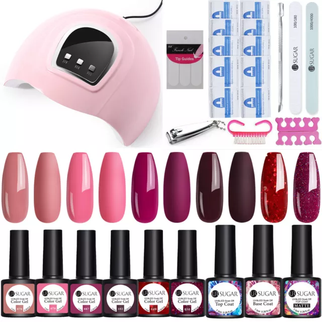 UR SUGAR Nagel Gellack UV Gel Polish 54W Nagel Trockner LED Lampe Gel UV Kit