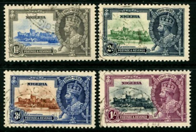 Nigeria - 1935 Silver Jubilee Set SG 30/33 VFU Cv £ 55 [B1140]