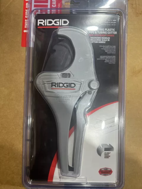 Ridgid RC-2375 1/8" - 2 3/8" Ratcheting Plastic Pipe and Tubing Cutter 30088