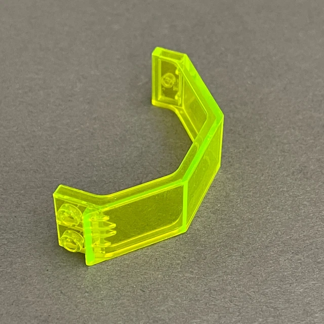 Lego 2466 30226 Transparent Neon Yellow Replacement Part Piece