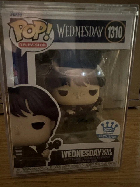 Funko POP #1310 Wednesday With Cello Vinyl Figure W