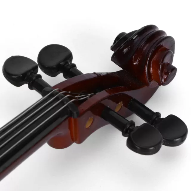 Mini Cello Model Ornament Bass Musical Instrument Wooden Decoration Gifts GSS