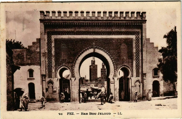 CPA AK FEZ Bab Bou Jeloud MAROC (824705)