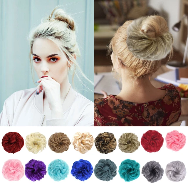 Curly Bun Extension Messy Bun Hair Piece Scrunchie Updo Wrap Hair Extensions