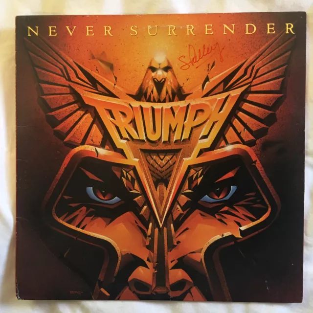 TRIUMPH Never Surrender RCA Vinyl LP VG+/VG 1983