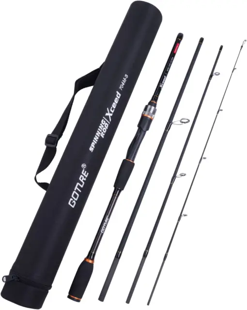 Travel Fishing Rods,2 Piece/4 Piece Fishing Pole with Case/Bag,Fly Fishing Kit/S