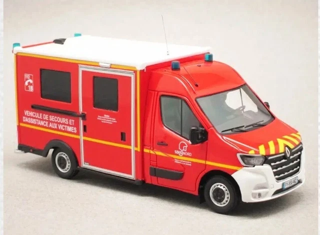 Miniature Renault Master 2019 – VSAV SDIS 59 (Nord) Pompier – ALERTE0141 – 1/43