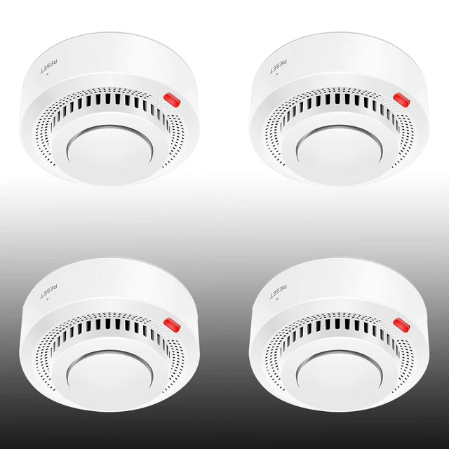 Rauchmelder Mit 10 Jahres Batterie Piept RAUCHWARNMELDER WIFI RAUCHMELDER 10 Jahres Batterie Feuermelder 80dB