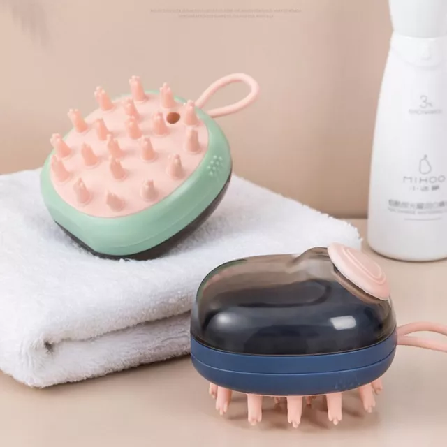 Massage Head Scalp Massage Brush Silicone Hair Brush Shampoo Brush  Shower