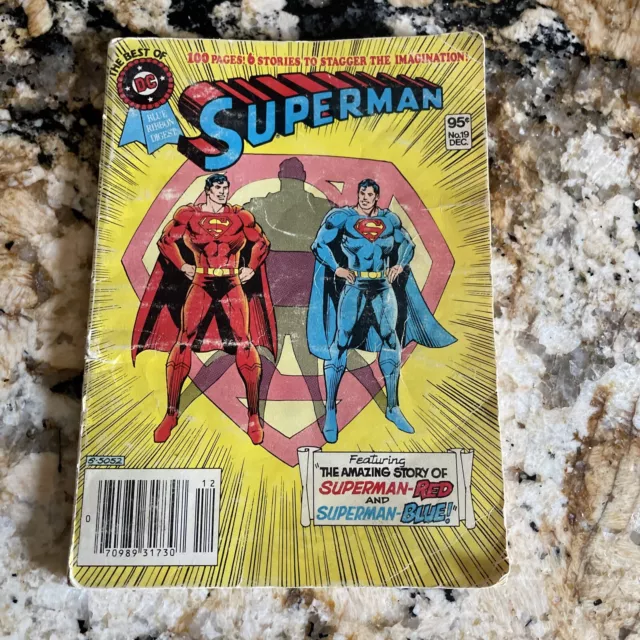 Best Of DC #19 1981- Superman- Red & Blue- DC DIGEST - NM
