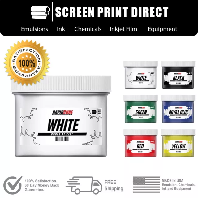 Plastisol Ink For Screen Printing - Low Temp Cure 270F - Primary Colors