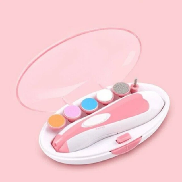 Set elettrico lima per unghie bambino - trimmer - neonato - dita dei piedi - cura unghie