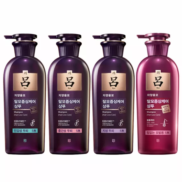 Ryo Ryoe Shampoo Jayangyunmo Anti hair loss Shampoo 400ml 4 Hair Type