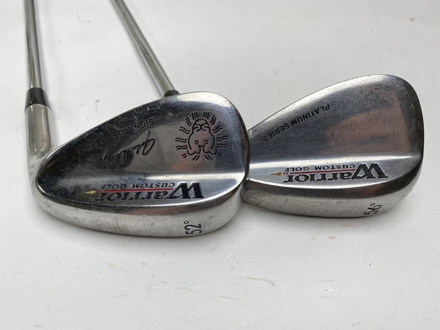 Warrior Custom Golf Wedge Set 52* 56* Mens RH Oversize Grips
