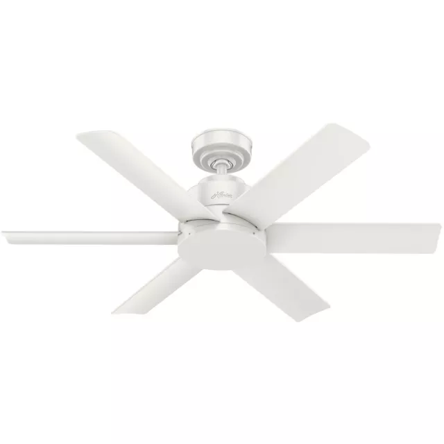 Hunter Fan Company 59614 Kennicott 44 inch Fresh White Outdoor Ceiling Fan