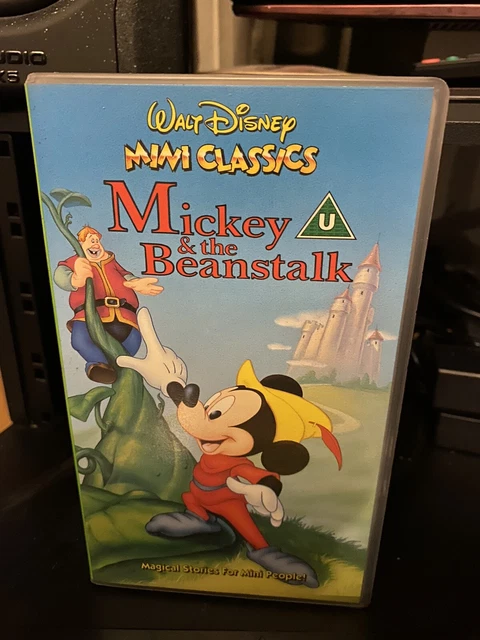 MICKEY AND THE Beanstalk (VHS, 1993) Retro Vintage VHS Tape VGC Near