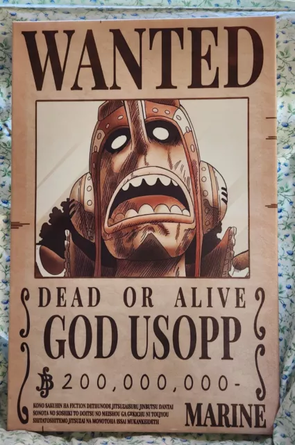 ONE PIECE Trafalgar Law Bepo WANTED Poster Mugiwara Store LImited