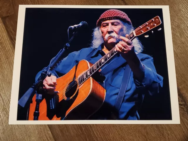 DAVID CROSBY Art Print Photo 11"x14" Poster Guitar