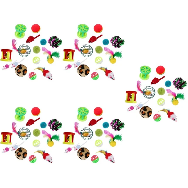 120 Pcs kitten kicking toys cat wand toys Chat Jouant Des Jouets Jouet De Dentit