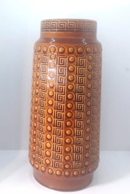 MCM 60s SCHEURICH Alfred Klein 9" Geometric Vase Marked 645/23 WEST GERMANY