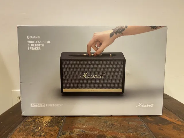 Marshall - Acton II Bluetooth Speaker,Black, Excellent, Open Box, #3